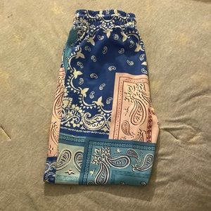 Drawstring bandanna sweatpants
